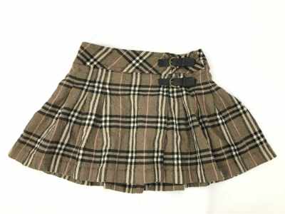 (2697_1849)BURBERRYブルーレーベルブルーレーベルチェック柄プリーツスカートサイズ36スカート